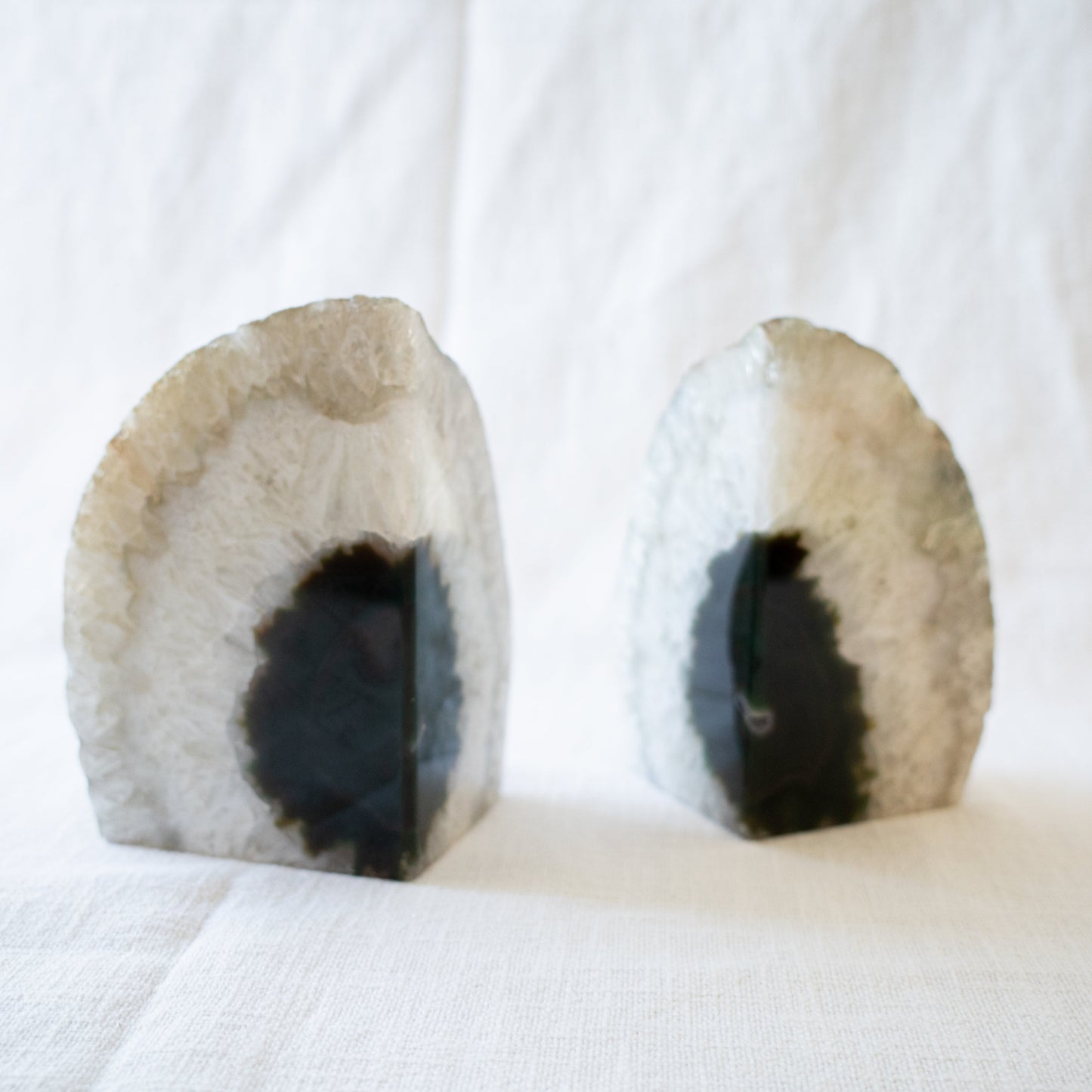 Green Agate Bookends