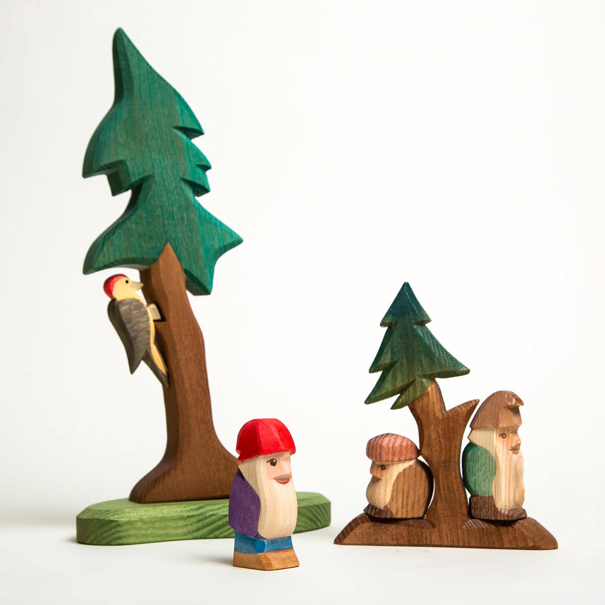 Fir Tree with Dwarves