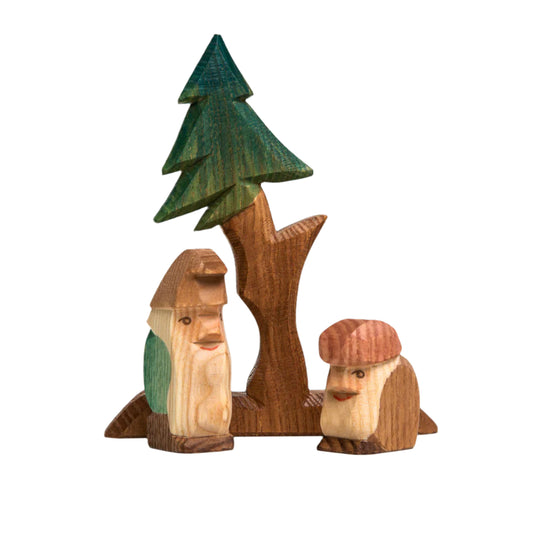 Fir Tree with Dwarves